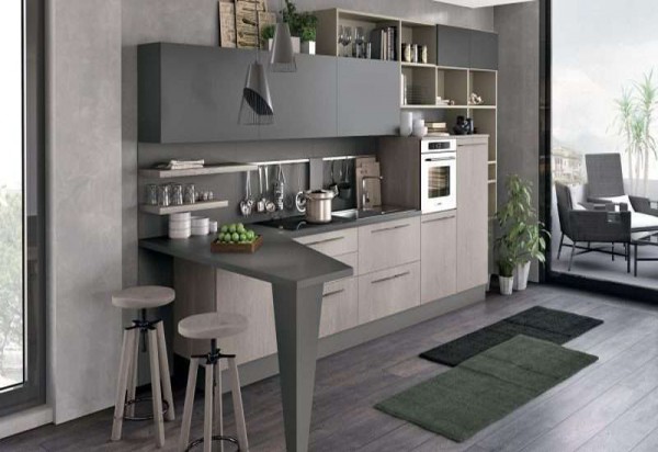 Intrahome   Έπιπλο  Κουζίνας  ΦΥΣΙΚΟ/grey   04-5512341   με blum μεντεσεδες