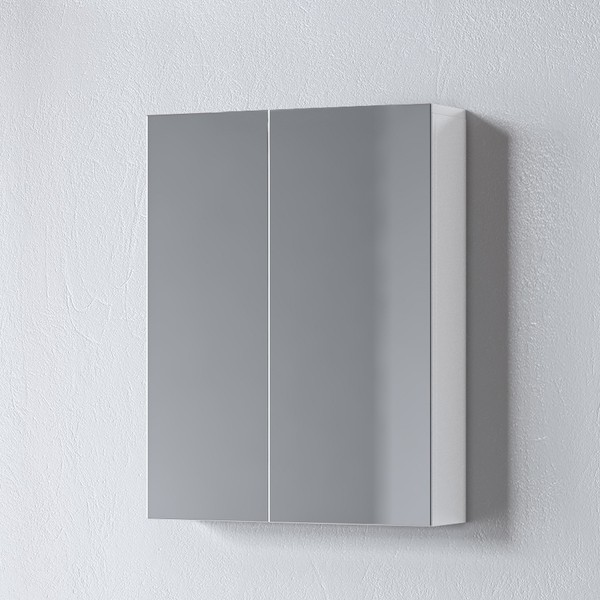 Καθρέφτης OMEGA WHITE 55 3MOM055GL0W με ντουλάπι 55x14x65cm