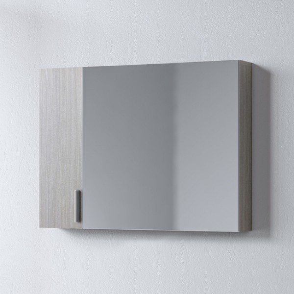 Καθρέφτης SIENA HARMONY NEW 90 3MSI090HN0W με ντουλάπια 87.5x14x65cm