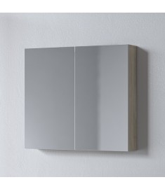 Καθρέφτης OMEGA BEIGE OAK 75 3MOM075BO0 με ντουλάπια 73x14x65cm