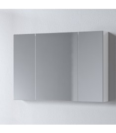 Καθρέφτης OMEGA WHITE 120 3MOM120GLNW με ντουλάπια 117x14x65