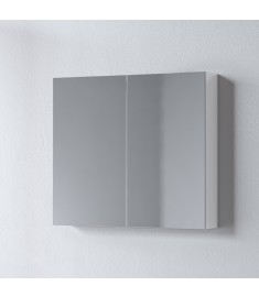 Καθρέφτης OMEGA WHITE 75 3MOM075GL0W με ντουλάπια 73x14x65cm