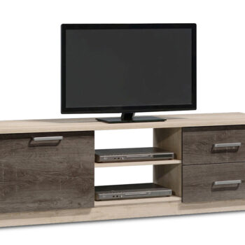 Έπιπλο τηλεόρασης OLYMPUS pakoworld χρώμα castillo-toro 160x39,5x50,5εκ 123-000020 - Image 1