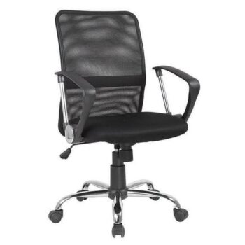 BF2009 Πολυθρόνα Γραφείου Mesh Μαύρο - Image 1