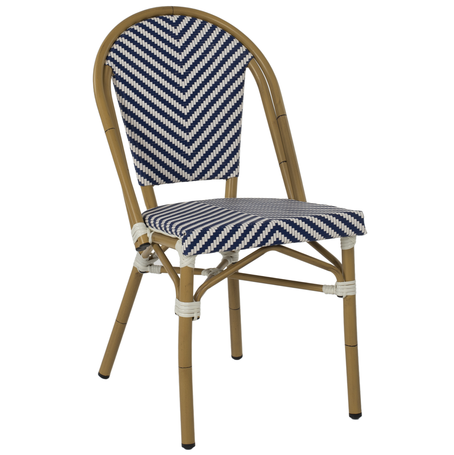 ΚΑΡΕΚΛΑ BAMBOO LOOK ΜΠΛΕ-ΛΕΥΚΟ FB95860.02 46x56x88Y εκ. 0534870