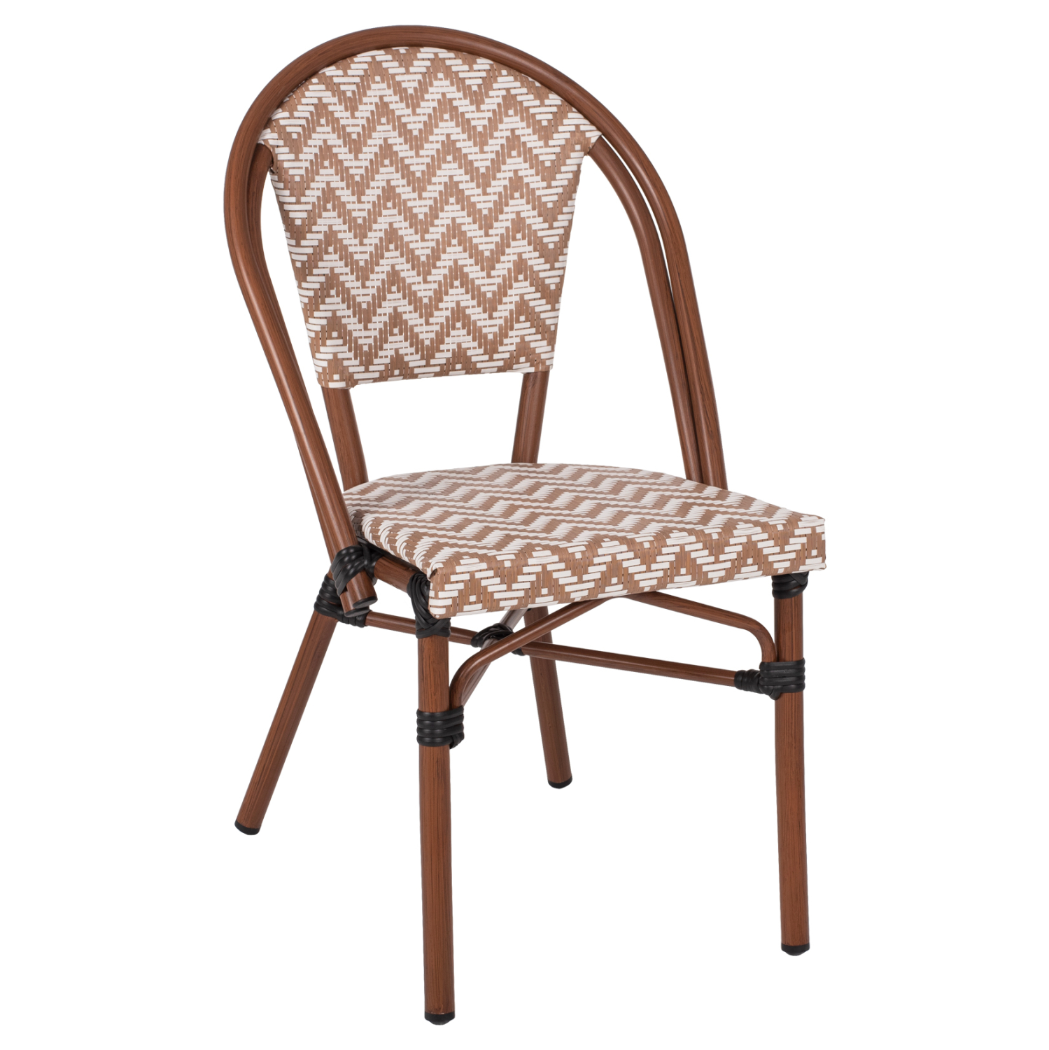 ΚΑΡΕΚΛΑ BAMBOO LOOK ΣΕ ΚΑΦΕ ΚΑΙ ΜΠΕΖ-ΛΕΥΚΗ ΕΠΕΝΔΥΣΗ FB95860.03 50x54x84,5Yεκ. 0534872
