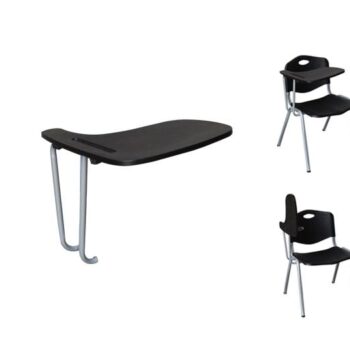 STUDY Εξάρτημα Θρανίο Μέταλλο Βαφή Silver, ΡΡ Μαύρο - Image 1