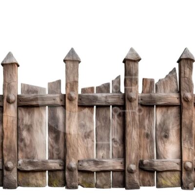 Intra Συλλεκτικό Ξύλινο Παζλ Plywood 4mm - Κοντινή εικόνα ενός ξύλινου φράχτη με κενά Σε Ξύλινο Κουτί - Διαστάσεις Puzzle: 10x10 cm – 25 κομμάτια - Image 1