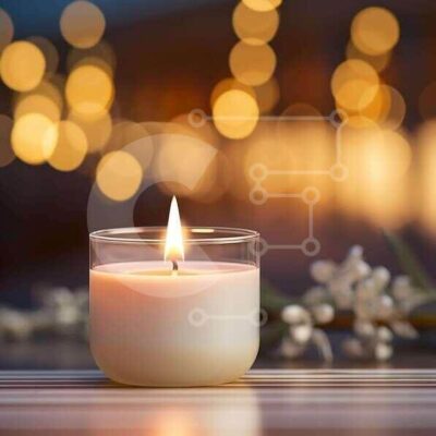 Intra Συλλεκτικό Ξύλινο Παζλ Plywood 4mm - Γαληνό κερί με ζεστή λάμψη Σε Ξύλινο Κουτί - Διαστάσεις Puzzle: 10x10 cm – 25 κομμάτια - Image 1