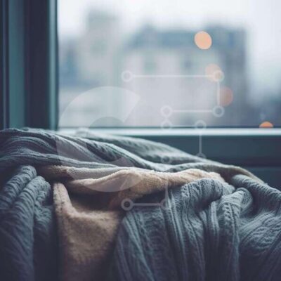 Intra Συλλεκτικό Ξύλινο Παζλ Plywood 4mm - Άνετη σκηνή εσωτερικού χώρου με θέα κουβέρτα και παράθυρο Σε Ξύλινο Κουτί - Διαστάσεις Puzzle: 10x10 cm – 25 κομμάτια - Image 1