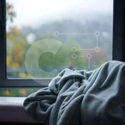 Intra Συλλεκτικό Ξύλινο Παζλ Plywood 4mm - Ζεστή σκηνή εσωτερικού χώρου με κουβέρτα δίπλα στο παράθυρο Σε Ξύλινο Κουτί - Διαστάσεις Puzzle: 10x10 cm – 25 κομμάτια - Image 1