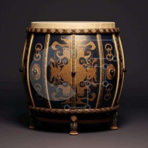 Intra Συλλεκτικό Ξύλινο Παζλ Plywood  4mm - Διακοσμητικό τύμπανο με περίπλοκα σχέδια Σε Ξύλινο Κουτί - Διαστάσεις: 10x10 cm – 25 κομμάτια