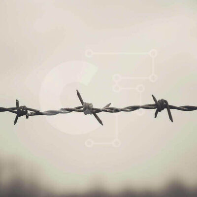 Intra Συλλεκτικό Ξύλινο Παζλ Plywood  4mm - Συρματοπλέγματα σε ουδέτερο φόντο Σε Ξύλινο Κουτί - Διαστάσεις Puzzle: 10x10 cm – 25 κομμάτια - Image 1