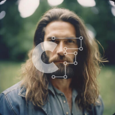 Intra Συλλεκτικό Ξύλινο Παζλ Plywood 4mm - Άνθρωπος σε ανοιχτό πεδίο που περιβάλλεται από δέντρα Σε Ξύλινο Κουτί - Διαστάσεις: 10x10 cm – 25 κομμάτια - Image 1