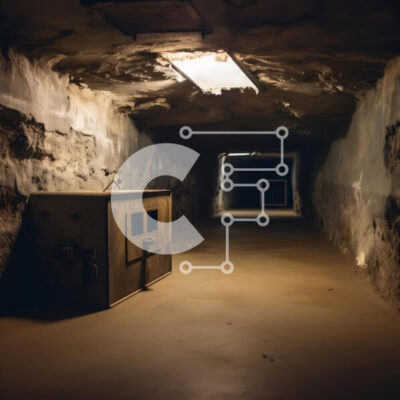 Intra Συλλεκτικό Ξύλινο Παζλ Plywood  4mm - Μυστηριώδες σκοτεινό τούνελ με ντουλάπι αποθήκευσης Σε Ξύλινο Κουτί - Διαστάσεις Puzzle: 10x10 cm – 25 κομμάτια - Image 1