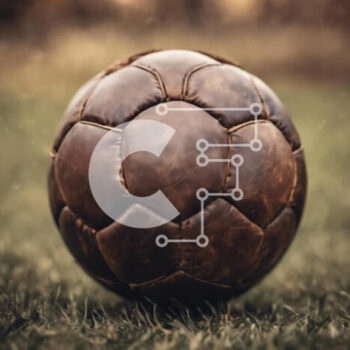 Intra Συλλεκτικό Ξύλινο Παζλ Plywood  4mm - Μπάλα ποδοσφαίρου σε φόντο γρασίδι Σε Ξύλινο Κουτί - Διαστάσεις Puzzle: 10x10 cm – 25 κομμάτια - Image 1