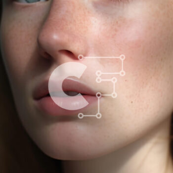 Intra Συλλεκτικό Ξύλινο Παζλ Plywood  4mm - Πορτρέτο γυναίκας με φακίδες και μπλε μάτια Σε Ξύλινο Κουτί - Διαστάσεις Puzzle: 10x10 cm – 25 κομμάτια - Image 1