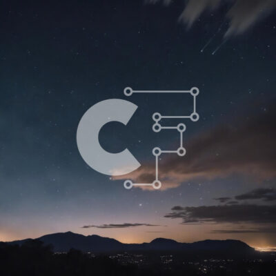 Intra Συλλεκτικό Ξύλινο Παζλ Plywood  4mm - Έναστρος νυχτερινός ουρανός με τα φώτα της πόλης και τα βουνά Σε Ξύλινο Κουτί - Διαστάσεις: 10x10 cm – 25 κομμάτια - Image 1