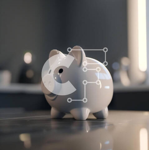 Intra Συλλεκτικό Ξύλινο Παζλ Plywood  4mm - Λευκός κουμπαράς σε καλή κατάσταση Σε Ξύλινο Κουτί - Διαστάσεις: 10x10 cm – 25 κομμάτια - Image 1