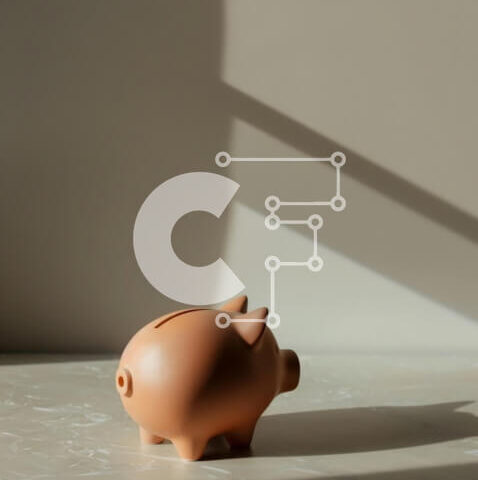 Intra Συλλεκτικό Ξύλινο Παζλ Plywood  4mm - Μικρός καφέ γουρουνάκι στο τραπέζι μπροστά από το παράθυρο Σε Ξύλινο Κουτί - Διαστάσεις: 10x10 cm – 25 κομμάτια - Image 1