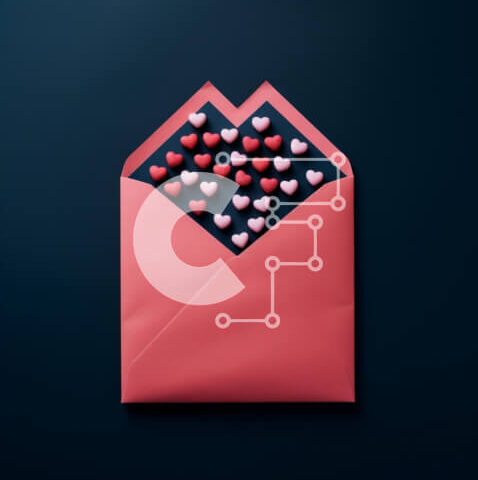 Intra Συλλεκτικό Ξύλινο Παζλ Plywood  4mm - Φάκελος σε σχήμα καρδιάς για ειδικές περιστάσεις Σε Ξύλινο Κουτί - Διαστάσεις: 10x10 cm – 25 κομμάτια - Image 1