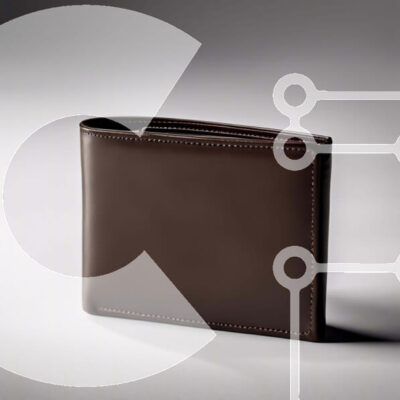 Intra Συλλεκτικό Ξύλινο Παζλ Plywood  4mm - Καφέ δερμάτινο πορτοφόλι σε υπόλευκο φόντο Σε Ξύλινο Κουτί - Διαστάσεις: 10x10 cm – 25 κομμάτια - Image 1