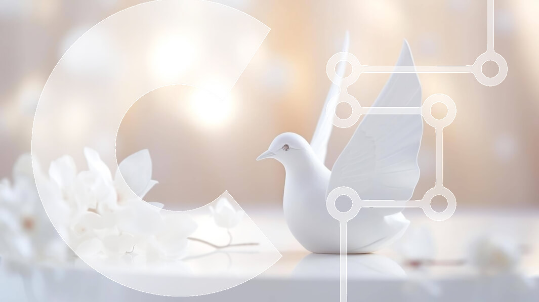 Intra Συλλεκτικό Ξύλινο Παζλ Plywood  4mm - Ειδώλιο Λευκού Περιστεριού με Λευκά λουλούδια Σε Ξύλινο Κουτί - Διαστάσεις: 10x10 cm – 25 κομμάτια