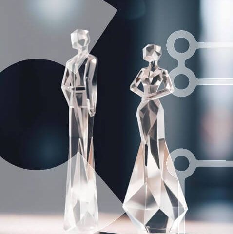 Intra Συλλεκτικό Ξύλινο Παζλ Plywood  4mm - Κομψά κρυστάλλινα ειδώλια γάμου Σε Ξύλινο Κουτί - Διαστάσεις Puzzle: 10x10 cm – 25 κομμάτια - Image 1