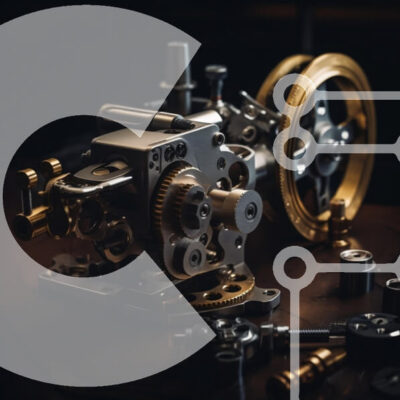 Intra Συλλεκτικό Ξύλινο Παζλ Plywood 4mm - Vintage μεταλλικά εργαλεία και ρολόι Σε Ξύλινο Κουτί - Διαστάσεις Puzzle: 10x10 cm – 25 κομμάτια - Image 1