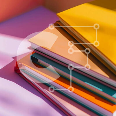 Intra Συλλεκτικό Ξύλινο Παζλ Plywood  4mm - Πολύχρωμη στοίβα βιβλίων Σε Ξύλινο Κουτί - Διαστάσεις Puzzle: 10x10 cm – 25 κομμάτια - Image 1