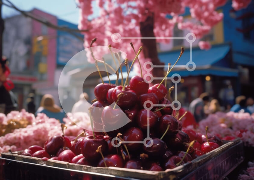 Intra Συλλεκτικό Ξύλινο Παζλ Plywood  4mm - Κλουβί των κερασιών στην αγορά Σε Ξύλινο Κουτί - Διαστάσεις: 10x10 cm – 25 κομμάτια