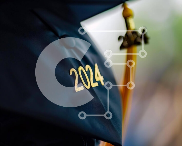 Intra Συλλεκτικό Ξύλινο Παζλ Plywood  4mm - Μαύρο καπέλο αποφοίτησης με έτος 2014 Σε Ξύλινο Κουτί - Διαστάσεις Puzzle: 10x10 cm – 25 κομμάτια