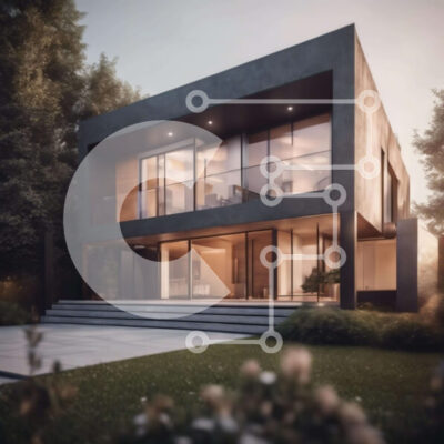 Intra Συλλεκτικό Ξύλινο Παζλ Plywood 4mm - Μοντέρνο σπίτι στο δάσος Σε Ξύλινο Κουτί - Διαστάσεις Puzzle: 10x10 cm – 25 κομμάτια - Image 1