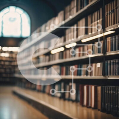 Intra Συλλεκτικό Ξύλινο Παζλ Plywood 4mm - Άδεια βιβλιοθήκη με τακτοποιημένα στοιβαγμένα βιβλία Σε Ξύλινο Κουτί - Διαστάσεις Puzzle: 10x10 cm – 25 κομμάτια - Image 1