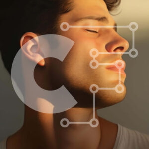 Intra Συλλεκτικό Ξύλινο Παζλ Plywood  4mm - Άνθρωπος σε ενατένιση Σε Ξύλινο Κουτί - Διαστάσεις Puzzle: 10x10 cm – 25 κομμάτια