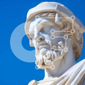 Intra Συλλεκτικό Ξύλινο Παζλ Plywood  4mm - Αρχαίο ελληνικό άγαλμα ενός γενειοφόρου άνδρα Σε Ξύλινο Κουτί - Διαστάσεις Puzzle: 10x10 cm – 25 κομμάτια - Image 1