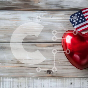 Intra Συλλεκτικό Ξύλινο Παζλ Plywood  4mm - Αντικείμενο σε σχήμα καρδιάς με αμερικανική σημαία και φτερά Σε Ξύλινο Κουτί - Διαστάσεις: 10x10 cm – 25 κομμάτια - Image 1