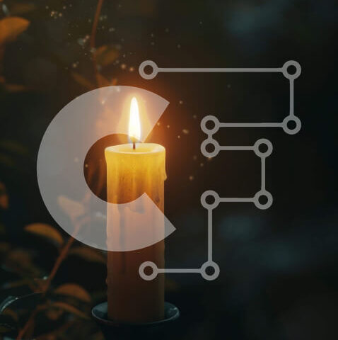 Intra Συλλεκτικό Ξύλινο Παζλ Plywood 4mm - Αναμμένο κερί με φυτά και λουλούδια Σε Ξύλινο Κουτί - Διαστάσεις Puzzle: 10x10 cm – 25 κομμάτια - Image 1