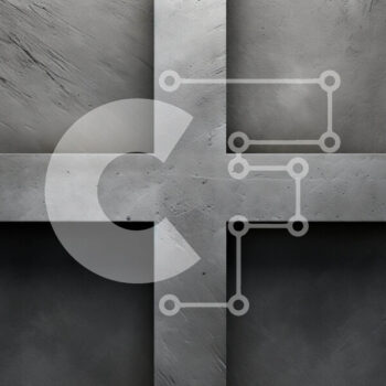 Intra Συλλεκτικό Ξύλινο Παζλ Plywood  4mm - Συγκεκριμένος σταυρός σε αφηρημένο γκρι φόντο Σε Ξύλινο Κουτί - Διαστάσεις Puzzle: 10x10 cm – 25 κομμάτια - Image 1