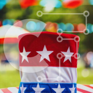 Intra Συλλεκτικό Ξύλινο Παζλ Plywood  4mm - Πανηγυρικός εορτασμός Τέταρτης Ιουλίου Σε Ξύλινο Κουτί - Διαστάσεις: 10x10 cm – 25 κομμάτια