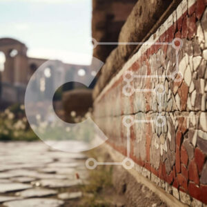 Intra Συλλεκτικό Ξύλινο Παζλ Plywood  4mm - Τοίχος με πλακάκια με σχέδια και λουλούδια Σε Ξύλινο Κουτί - Διαστάσεις Puzzle: 10x10 cm – 25 κομμάτια