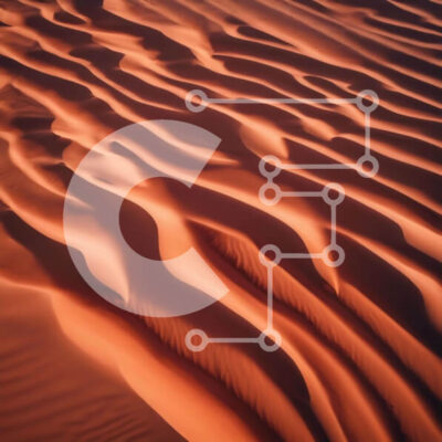 Intra Συλλεκτικό Ξύλινο Παζλ Plywood  4mm - Αεροφωτογραφία των αμμοθινών στην έρημο Σε Ξύλινο Κουτί - Διαστάσεις: 10x10 cm – 25 κομμάτια - Image 1