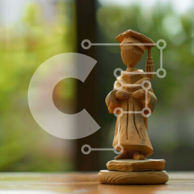 Intra Συλλεκτικό Ξύλινο Παζλ Plywood  4mm - Ξύλινο ειδώλιο αποφοίτησης Σε Ξύλινο Κουτί - Διαστάσεις Puzzle: 10x10 cm – 25 κομμάτια - Image 1