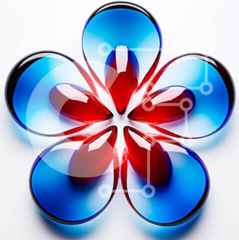 Intra Συλλεκτικό Ξύλινο Παζλ Plywood  4mm - Σύνθεση με γυάλινη χάντρα σε σχήμα λουλουδιού Σε Ξύλινο Κουτί - Διαστάσεις Puzzle: 10x10 cm – 25 κομμάτια - Image 1