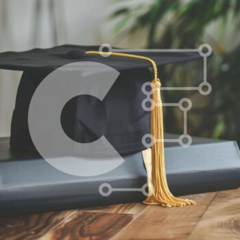 Intra Συλλεκτικό Ξύλινο Παζλ Plywood  4mm - Καπάκι αποφοίτησης στα βιβλία με φυτά Σε Ξύλινο Κουτί - Διαστάσεις Puzzle: 10x10 cm – 25 κομμάτια - Image 1