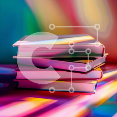 Intra Συλλεκτικό Ξύλινο Παζλ Plywood  4mm - Πολύχρωμη στοίβα βιβλίων στο τραπέζι Σε Ξύλινο Κουτί - Διαστάσεις Puzzle: 10x10 cm – 25 κομμάτια - Image 1