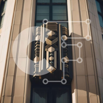 Intra Συλλεκτικό Ξύλινο Παζλ Plywood  4mm - Κτίριο με Art Deco Design Σε Ξύλινο Κουτί - Διαστάσεις Puzzle: 10x10 cm – 25 κομμάτια - Image 1