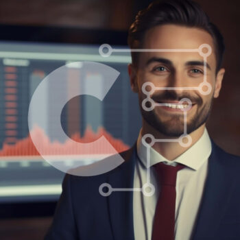 Intra Συλλεκτικό Ξύλινο Παζλ Plywood  4mm - Επιχειρηματίας με γραφήματα και γραφήματα στην οθόνη LCD Σε Ξύλινο Κουτί - Διαστάσεις Puzzle: 10x10 cm – 25 κομμάτια - Image 1