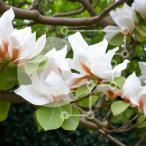 Intra Συλλεκτικό Ξύλινο Παζλ Plywood  4mm - Ανθισμένο δέντρο με λευκά λουλούδια Σε Ξύλινο Κουτί - Διαστάσεις: 10x10 cm – 25 κομμάτια