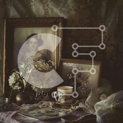 Intra Συλλεκτικό Ξύλινο Παζλ Plywood  4mm - Άνετο εσωτερικό σκηνικό με φλιτζάνι καφέ και λουλούδια Σε Ξύλινο Κουτί - Διαστάσεις Puzzle: 10x10 cm – 25 κομμάτια - Image 1